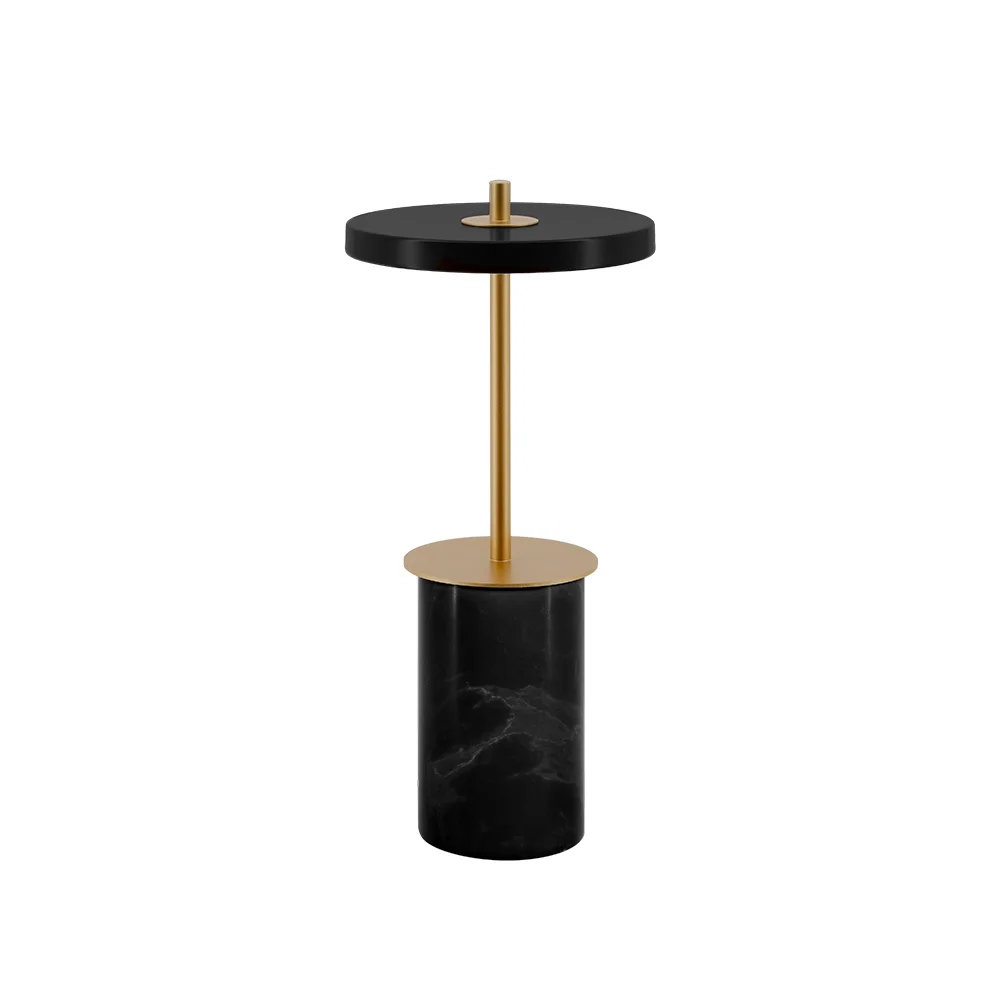 Asteria Move Mini Portabel Lampa Black Marble