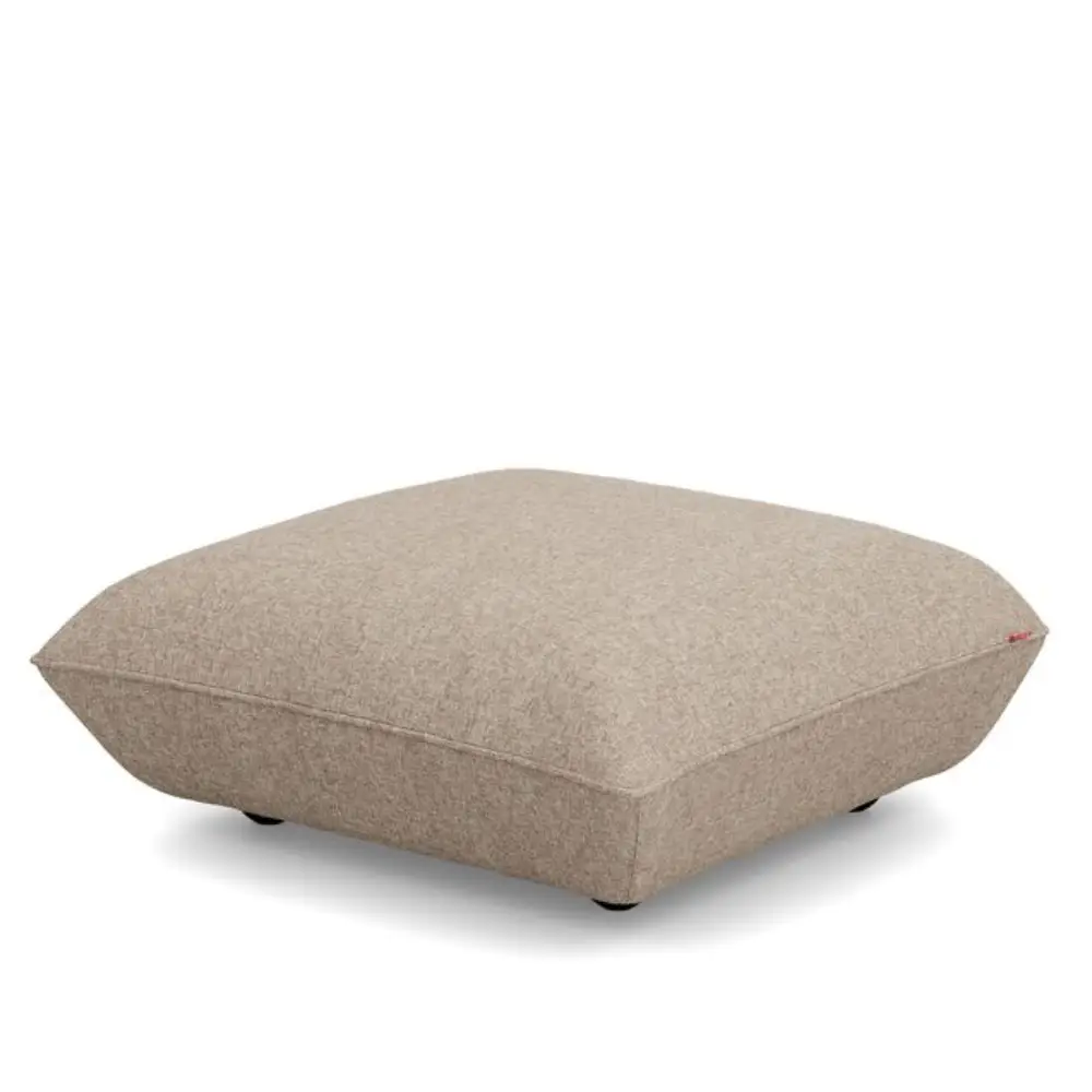 sumo fotpall boucle recycled brown