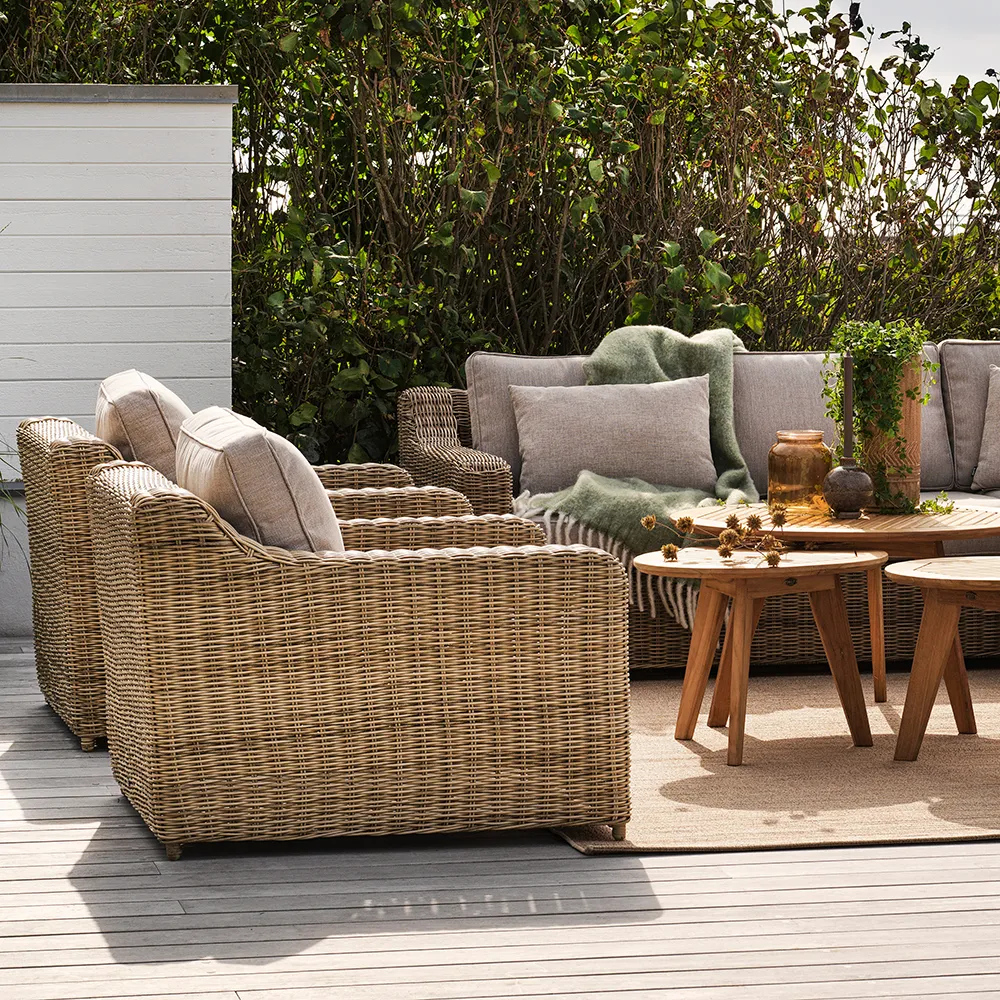 Glendon 3-sits soffa  Rustic / Beige