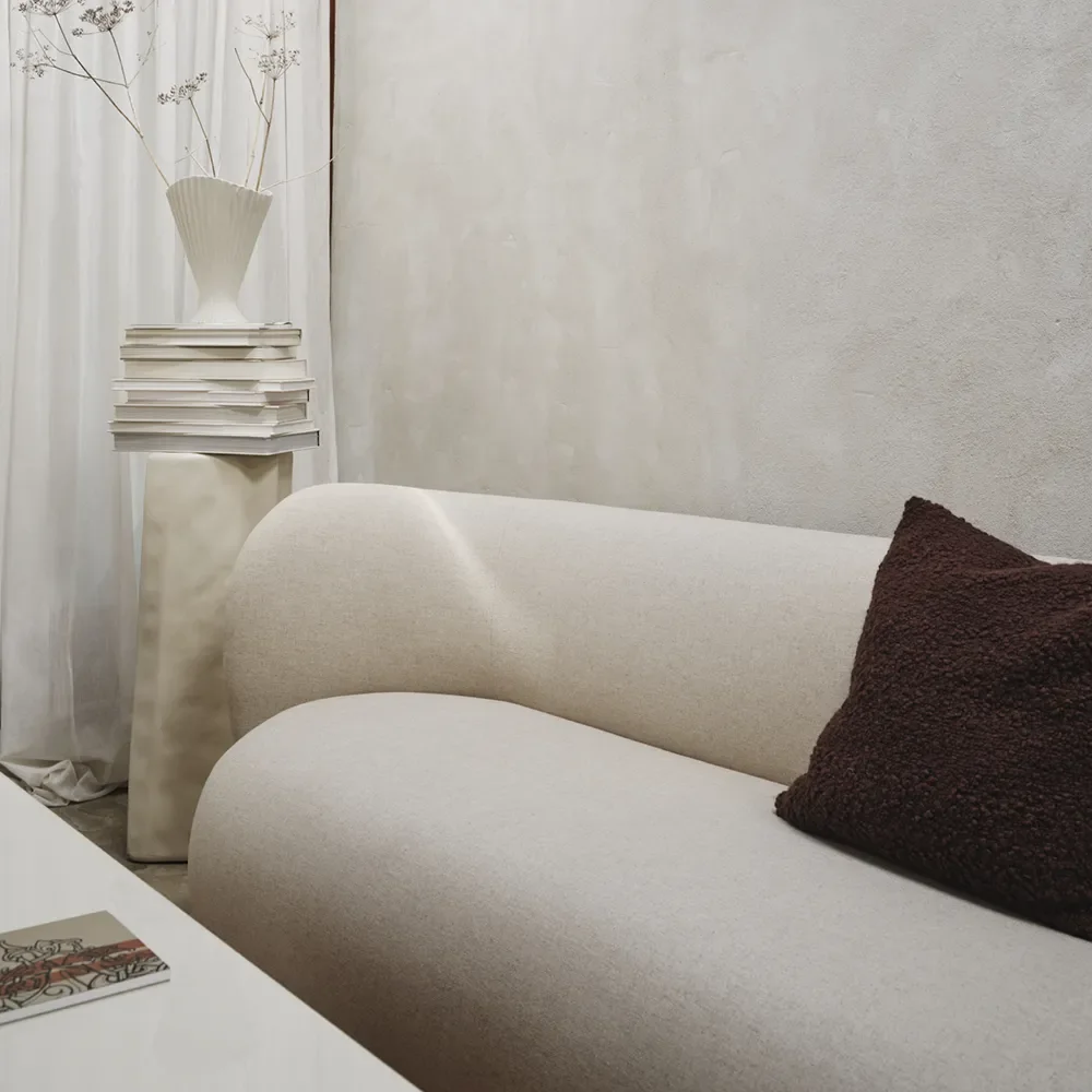 Kuddfodral i Ull Moor Dark Pecan