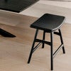 Osso Pall Svartlackad ek/Black leather