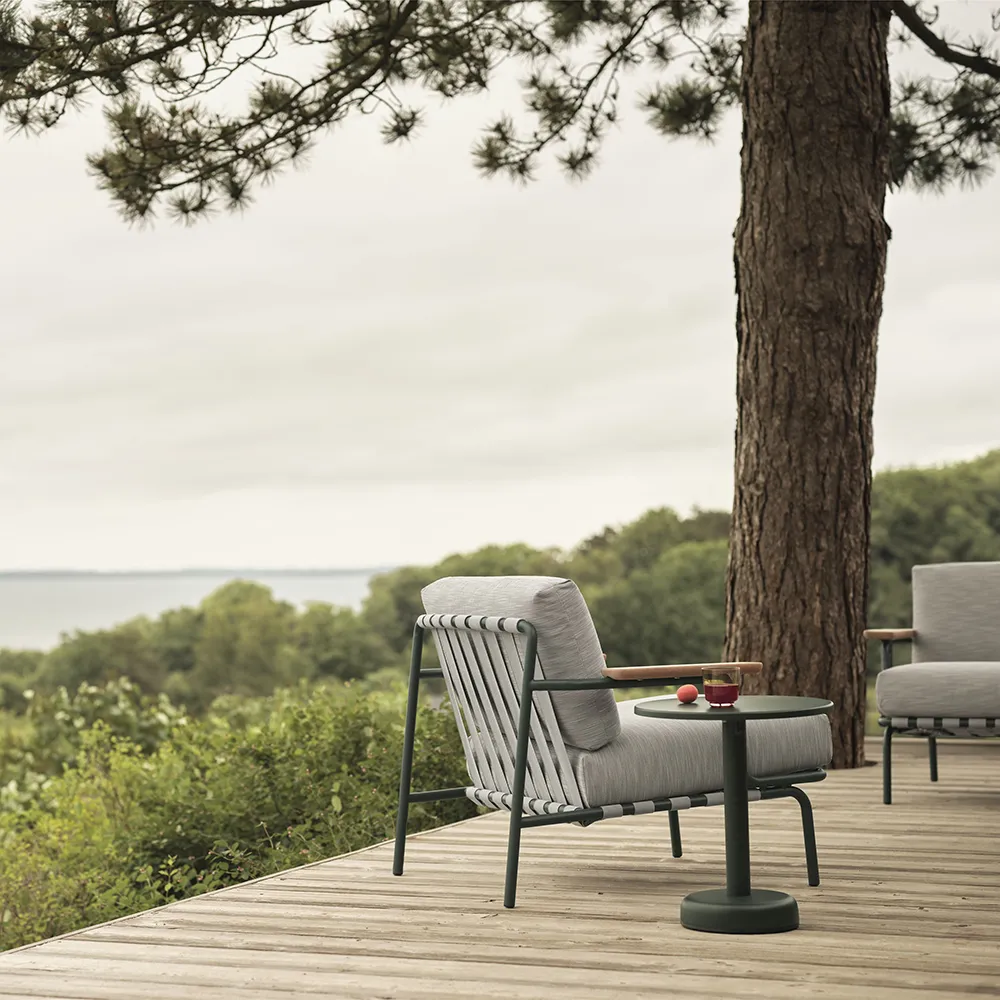 Settle Fåtölj Ribbed Weave 2/Dark Green 