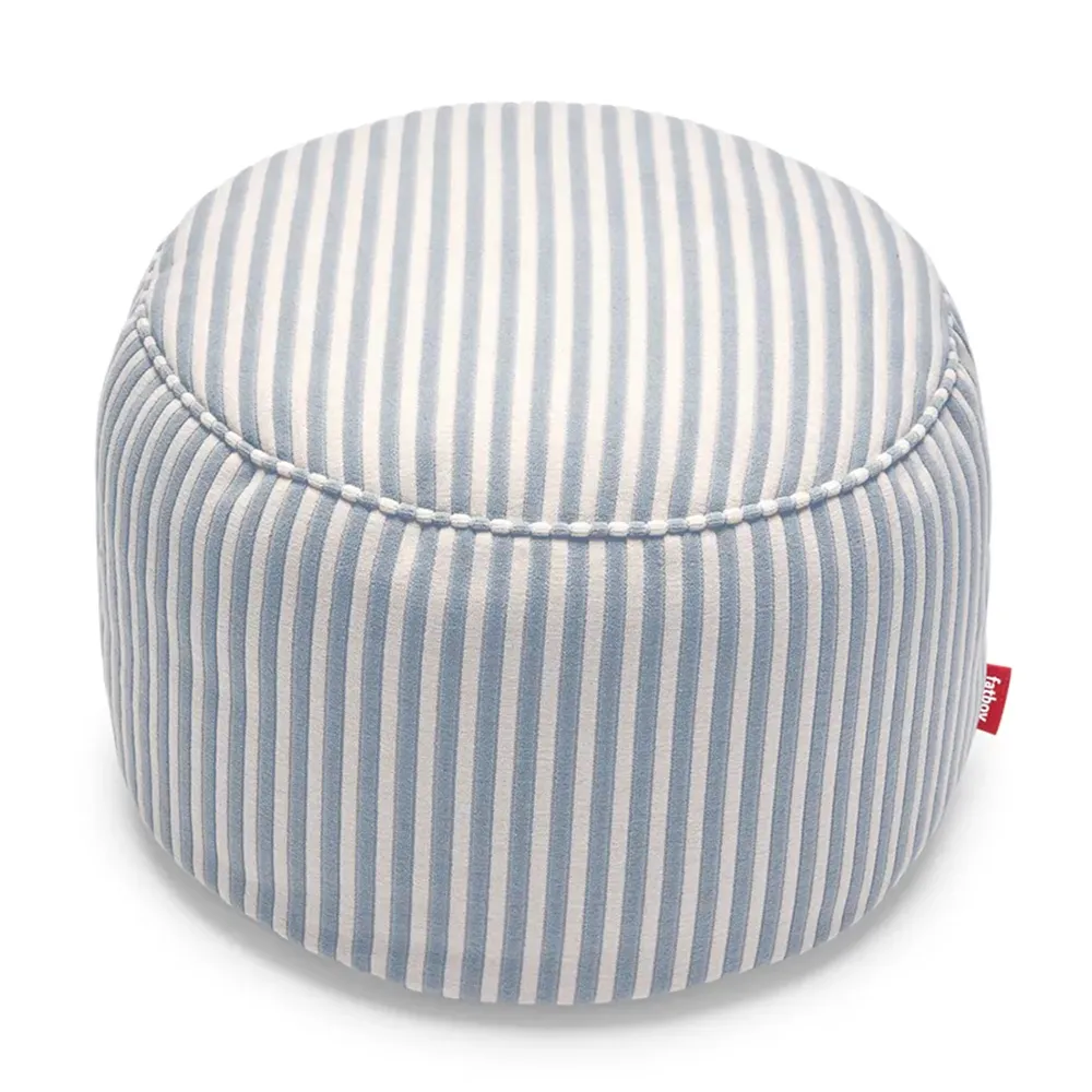 Fatboy Point Terry pouf Blizzard Blue Creme