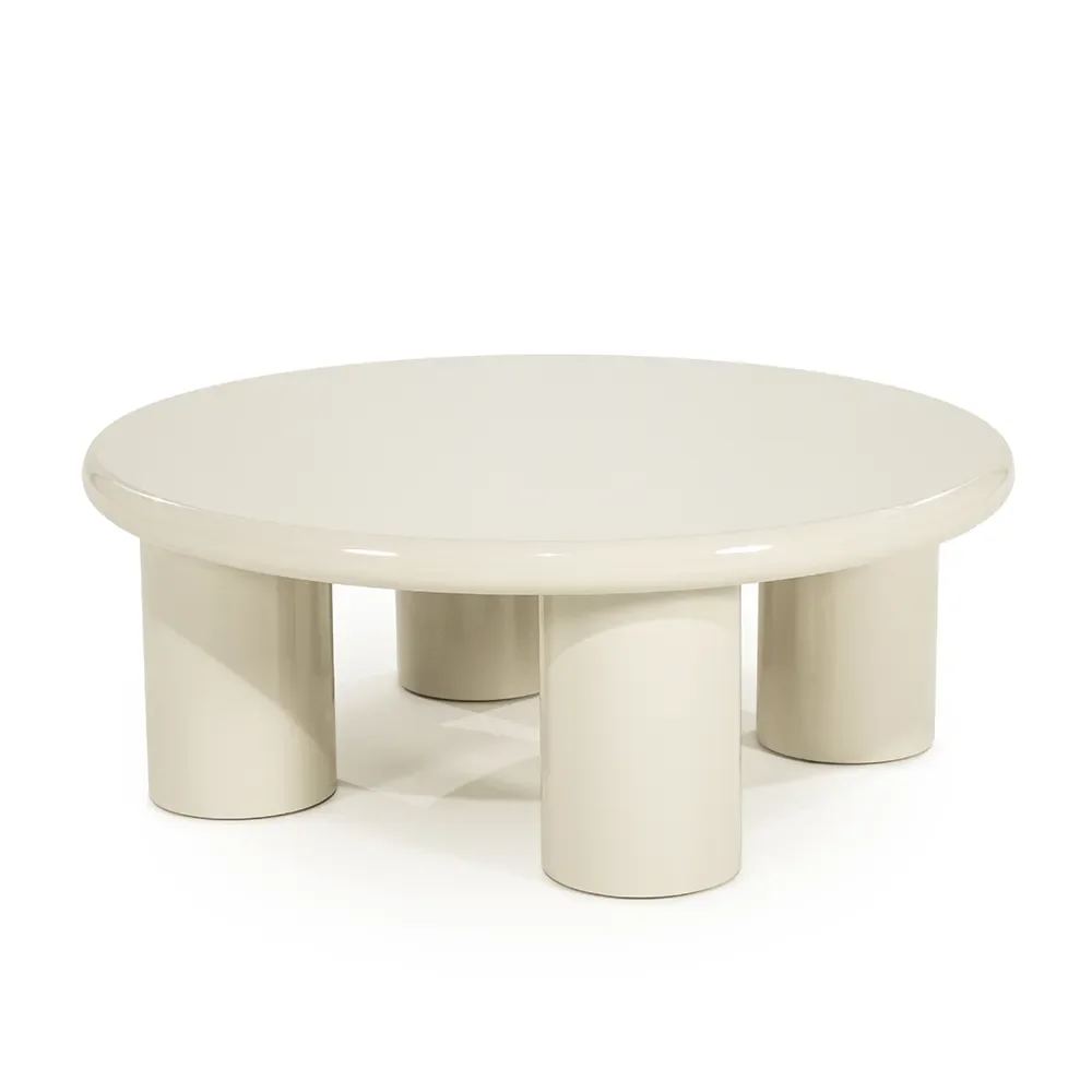 Bloop soffbord 80 cm beige