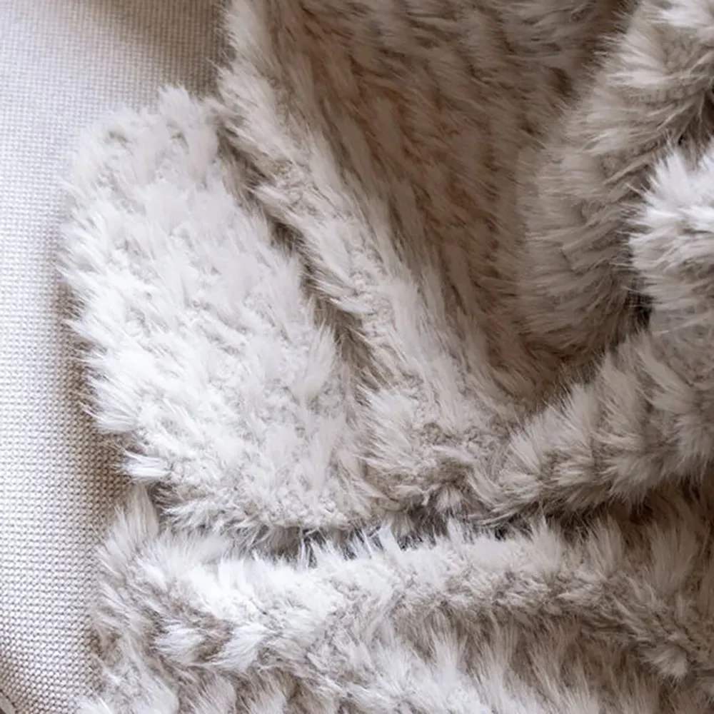 Cavalese cream pläd 127x150 cm 