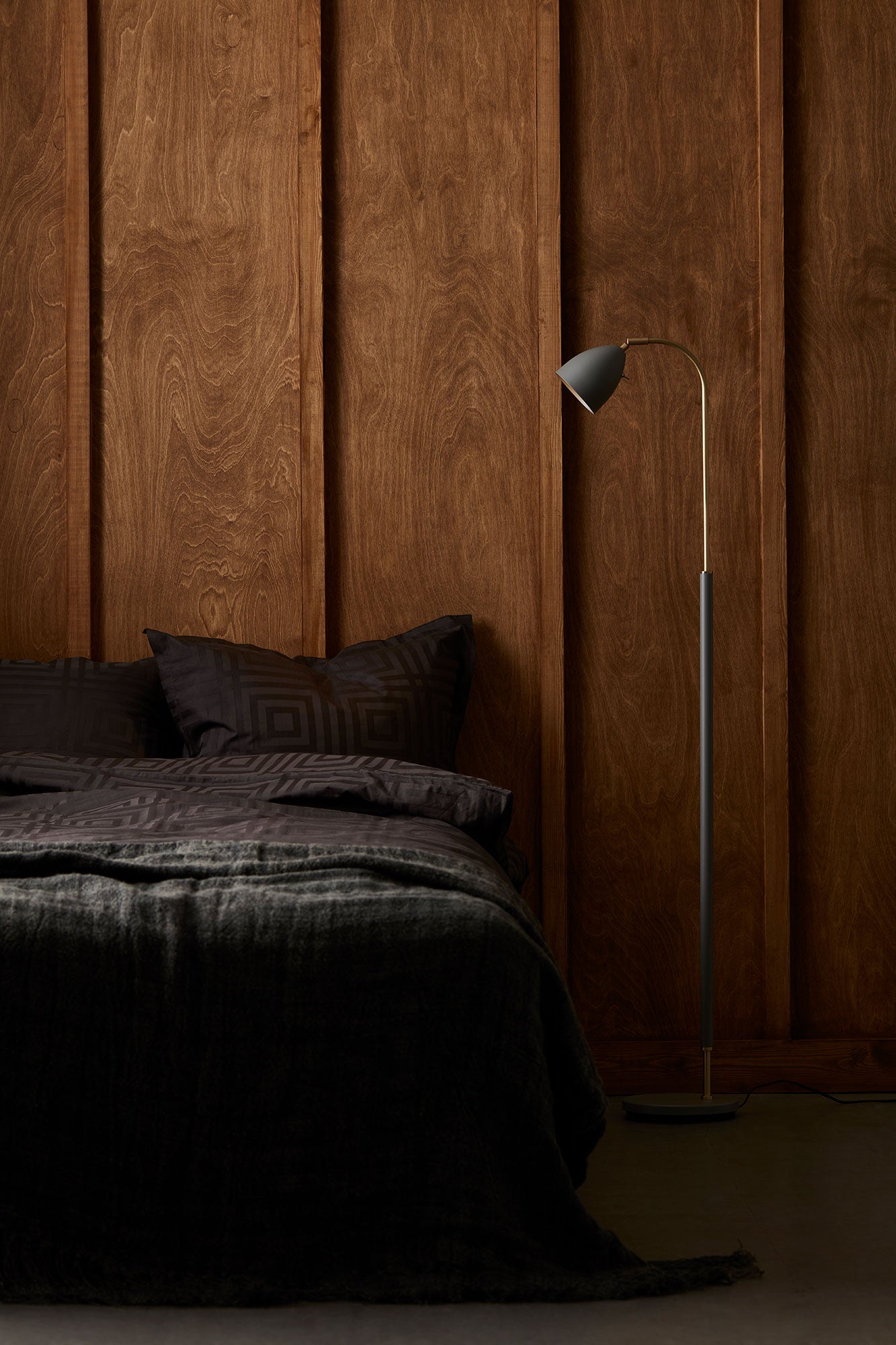 Deluxe Golvlampa Vit/Mässing Mr16 Inkl Ljuskälla