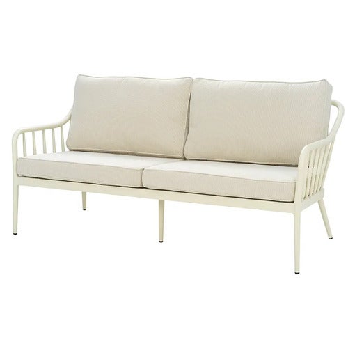 Coleville 3-sits soffa  Pearl white / Dot beige