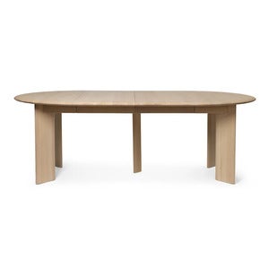 Bevel Matbord 117-217x117 cm - White Oiled Beech