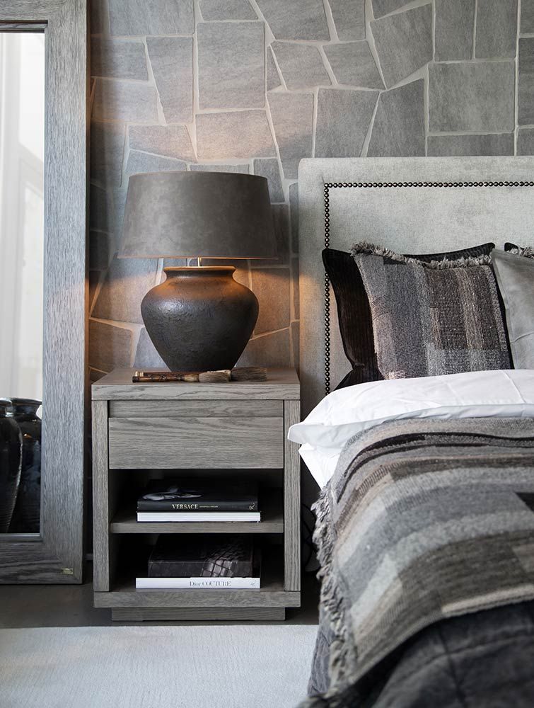 Hunter Nattduksbord Svart