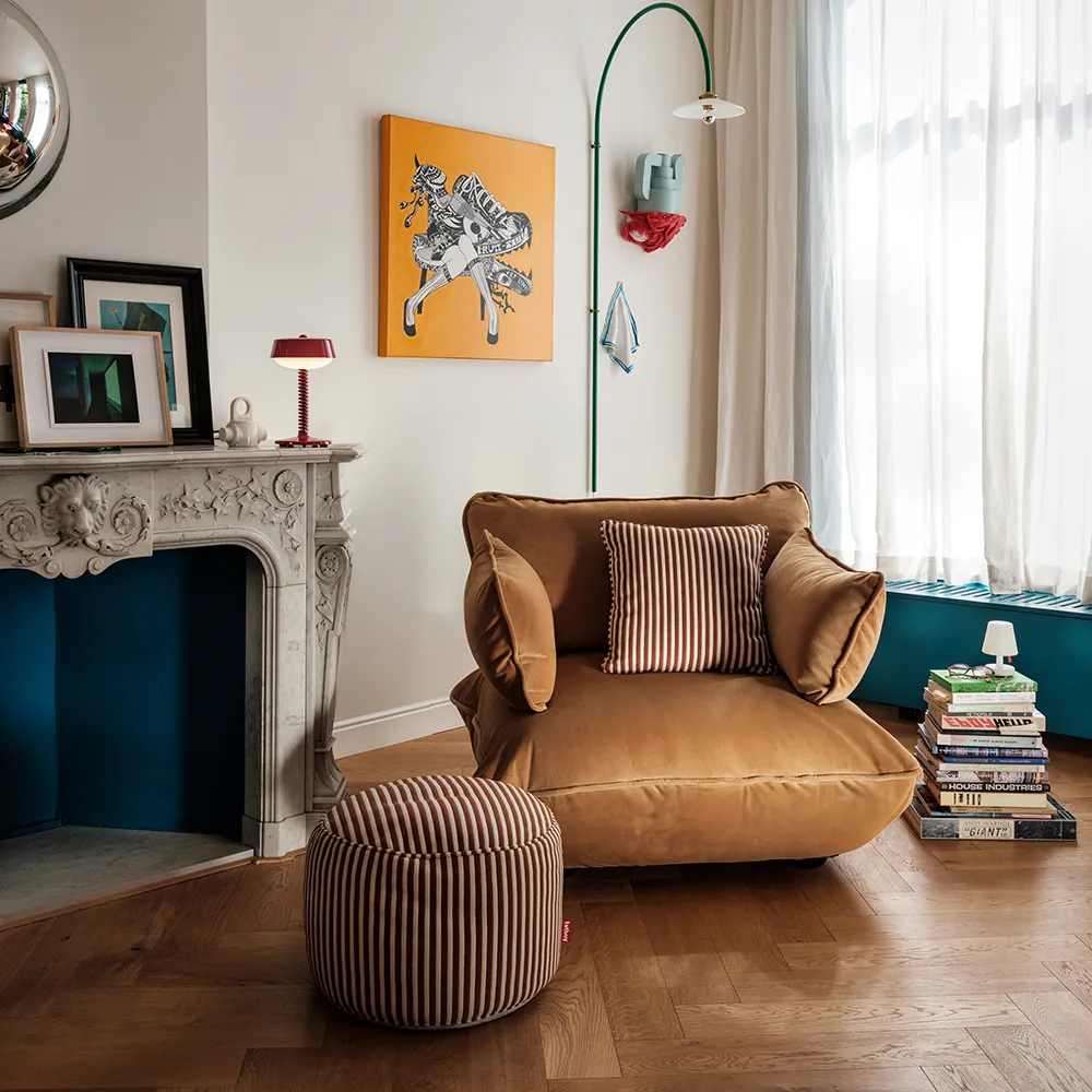 Square Kudde Terry Cognac Creme