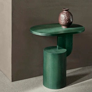 Insert Sidobord - Myrtle Green Stained