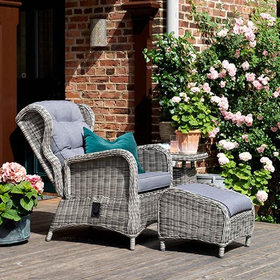 Rosita fotpall grå/grå 