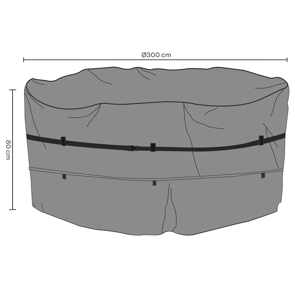 Möbelskydd Matgrupp Runt 300x80 cm Premium
