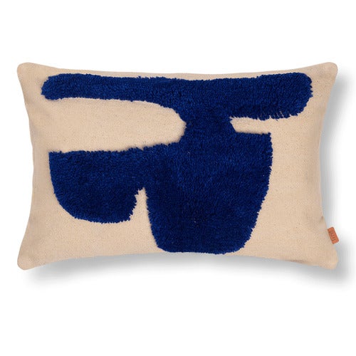 Lay Kudde 60X40 Sand/Br Blue