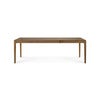 Bok Matbord 90x160-240 cm Teak