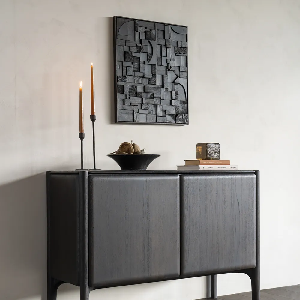 Bricks Väggdekor 60x50 cm Brun