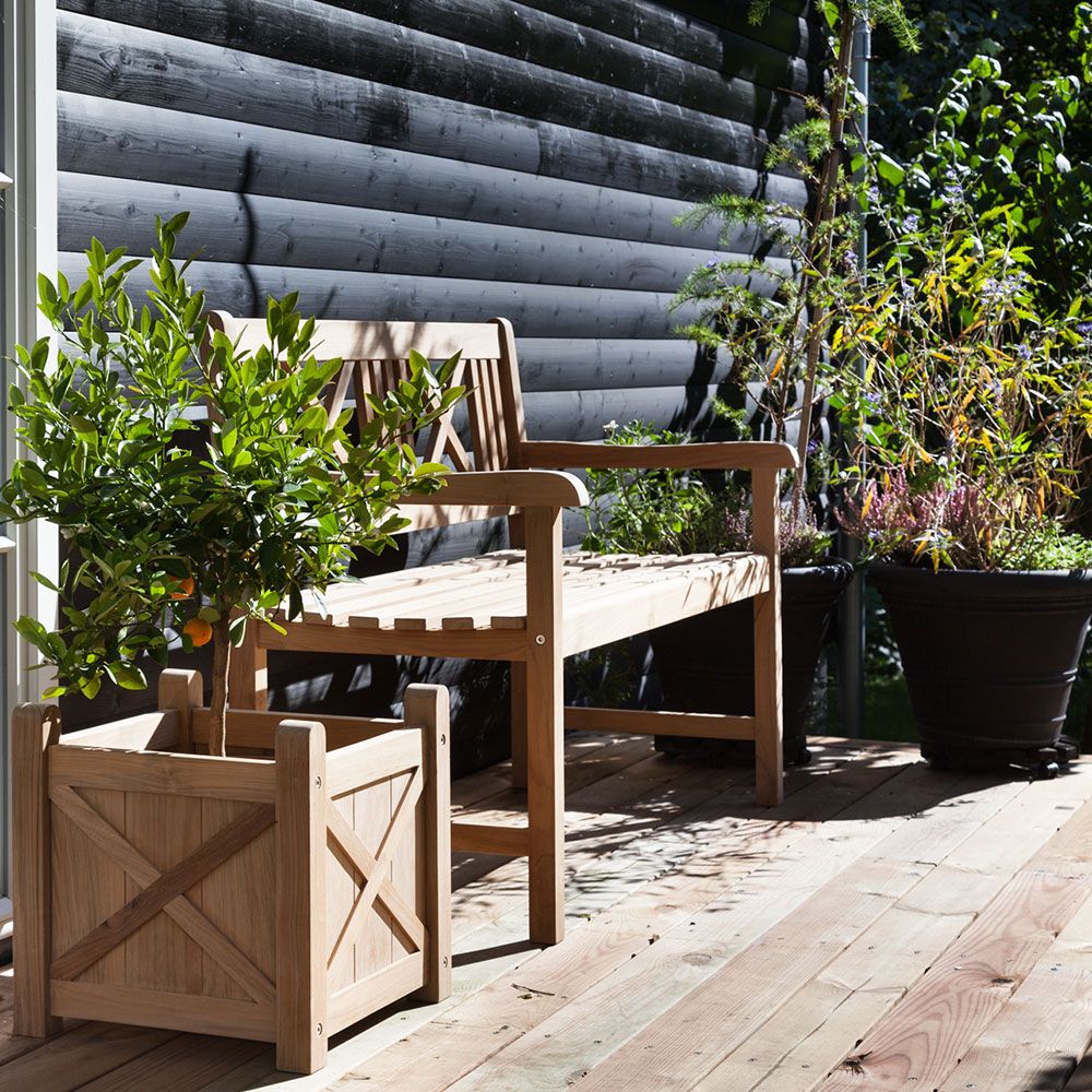 Rosenborg bänk 120 cm teak 