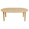 Comfort Circle Matbord med förlängning Oak