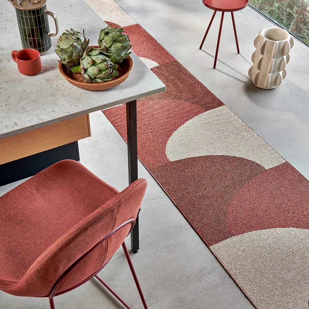 Hill matta Brick/Rust/Cream 70 x 360cm