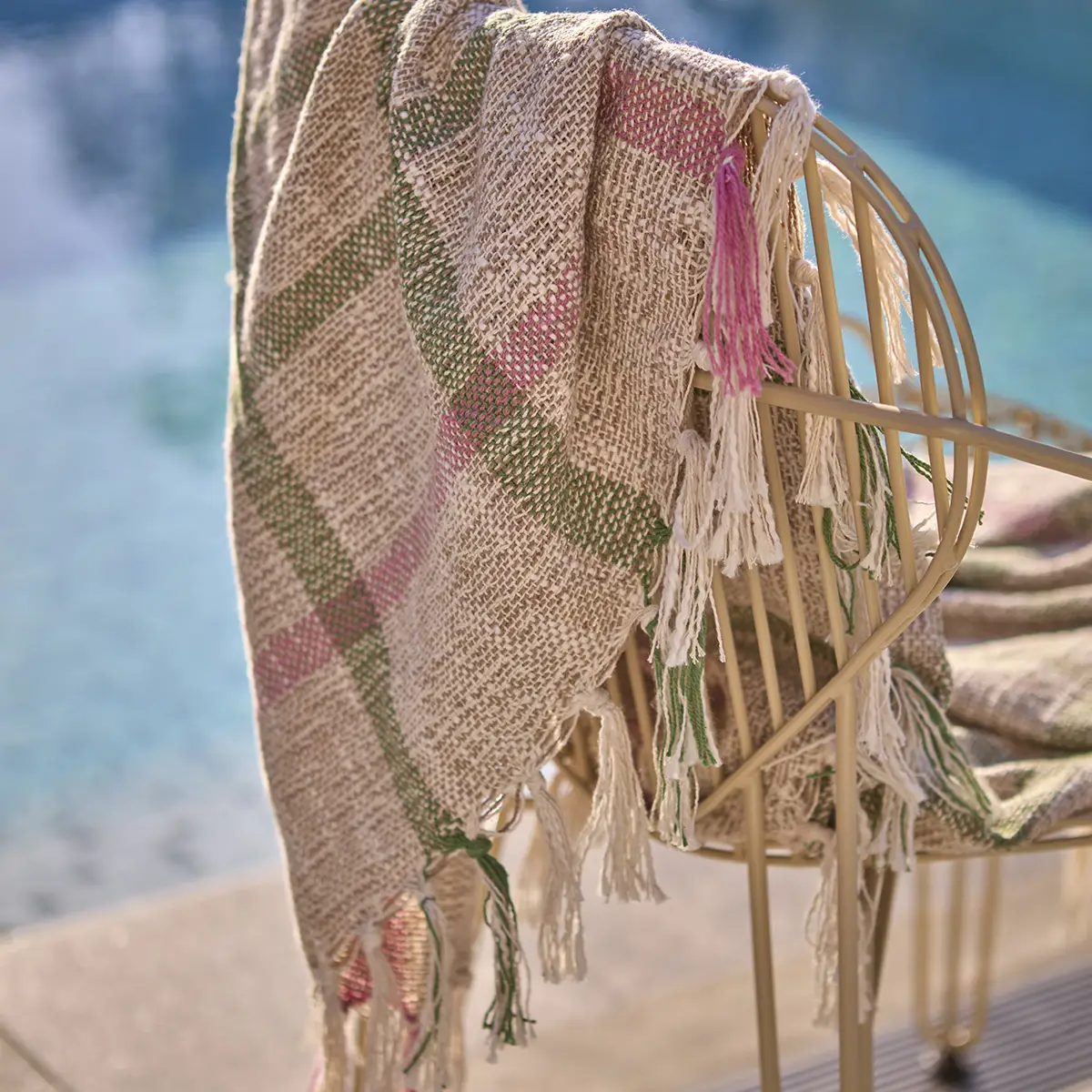 MARSTRAND Stol Beige W60xD46xH43/77 cm