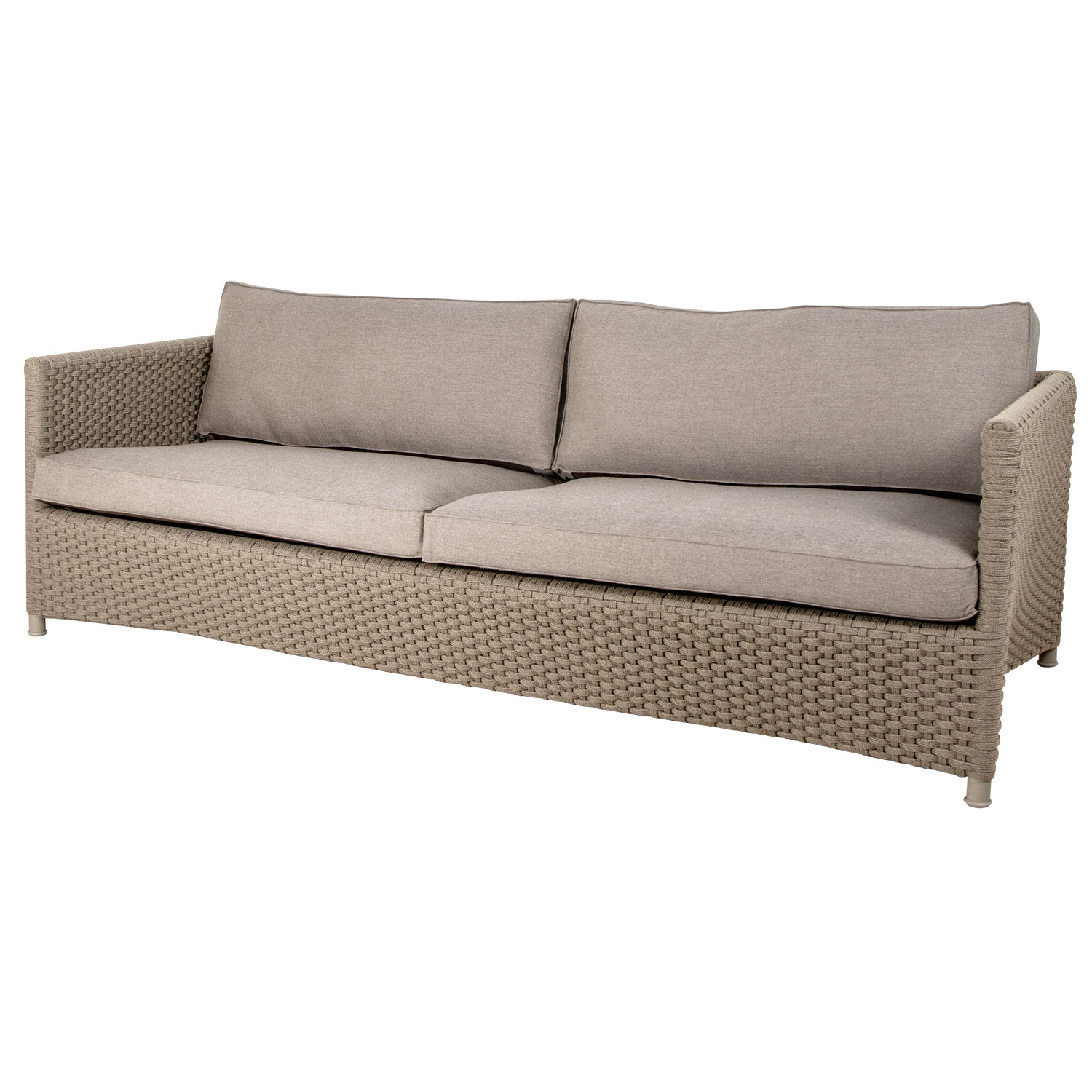 Cane-line Diamond 3-Sits Soffa Taupe