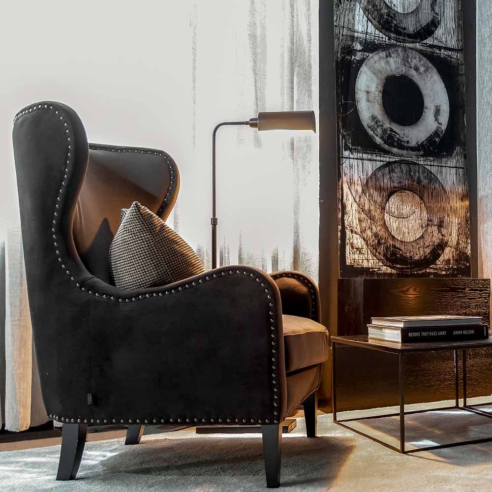 Väggdekor 3 Circles Brown 75 X 180 Cm