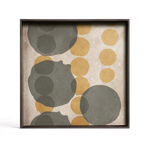 Layered Dots bricka 51x51 cm