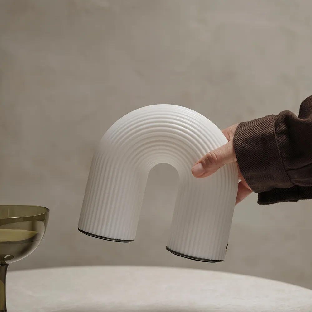 Vuelta Portabel Lampa White