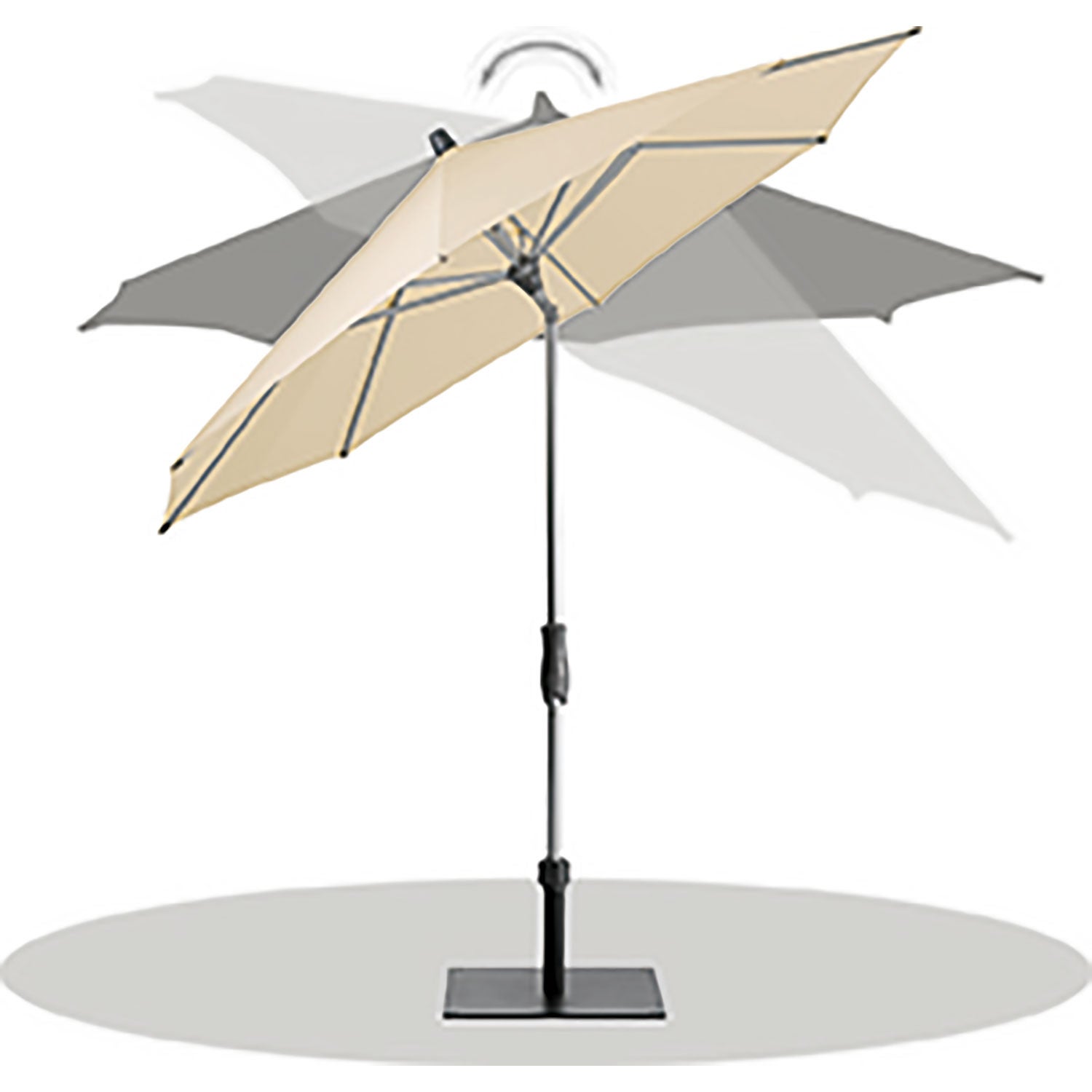 Alu Twist 300 Cm Taupe 