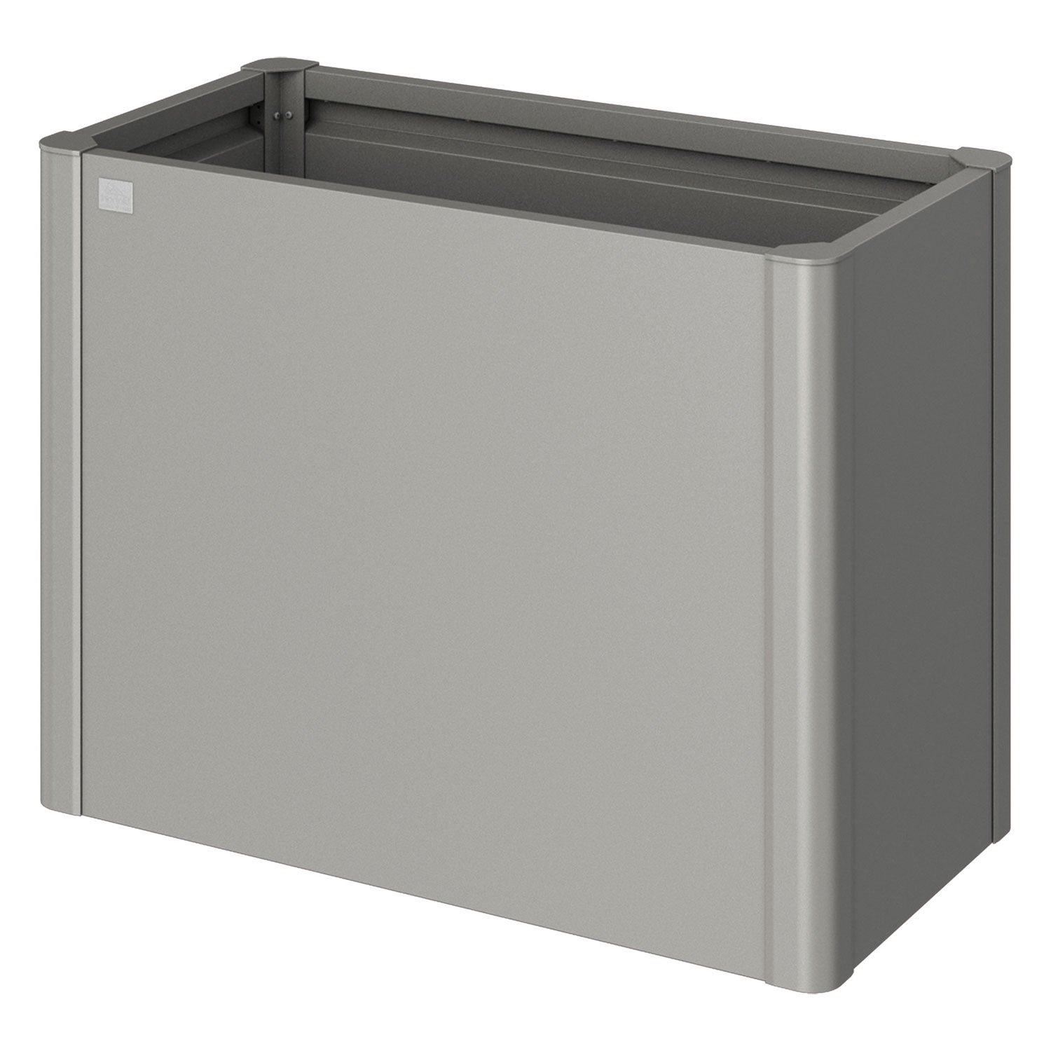 Belvedere planteringsbädd maxi storlek 100 metallic kvarts-grå