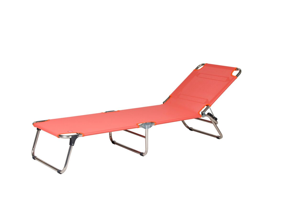 Amigo solsäng roses aluminium 