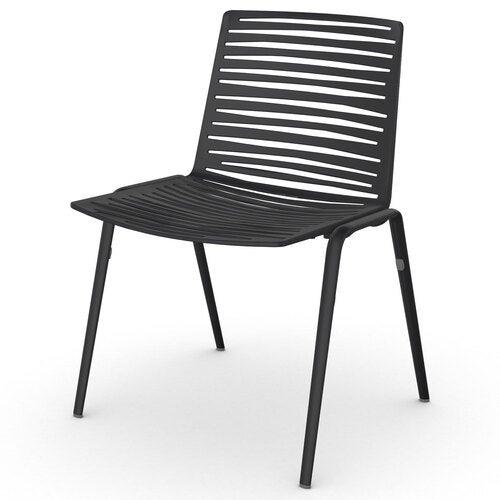 Zebra matstol Black