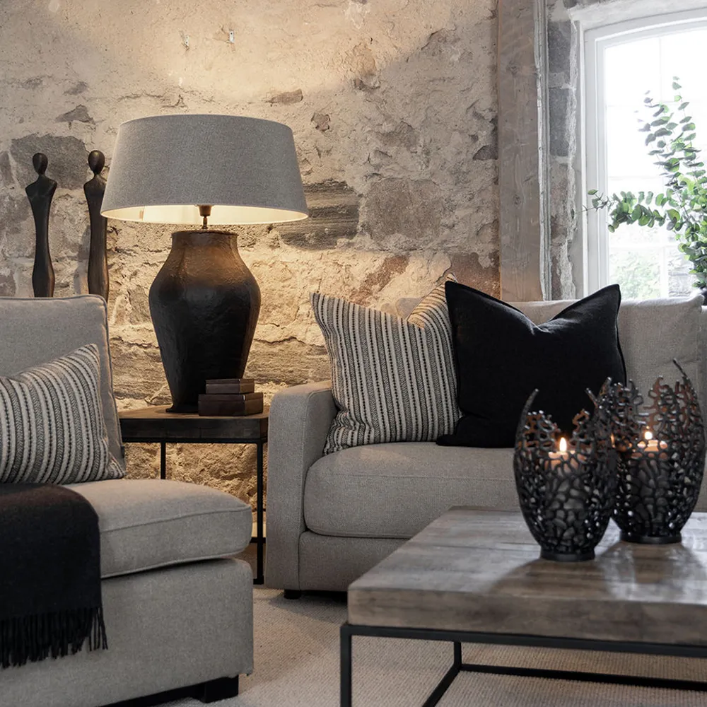 Fiora XL Bordslampa antique