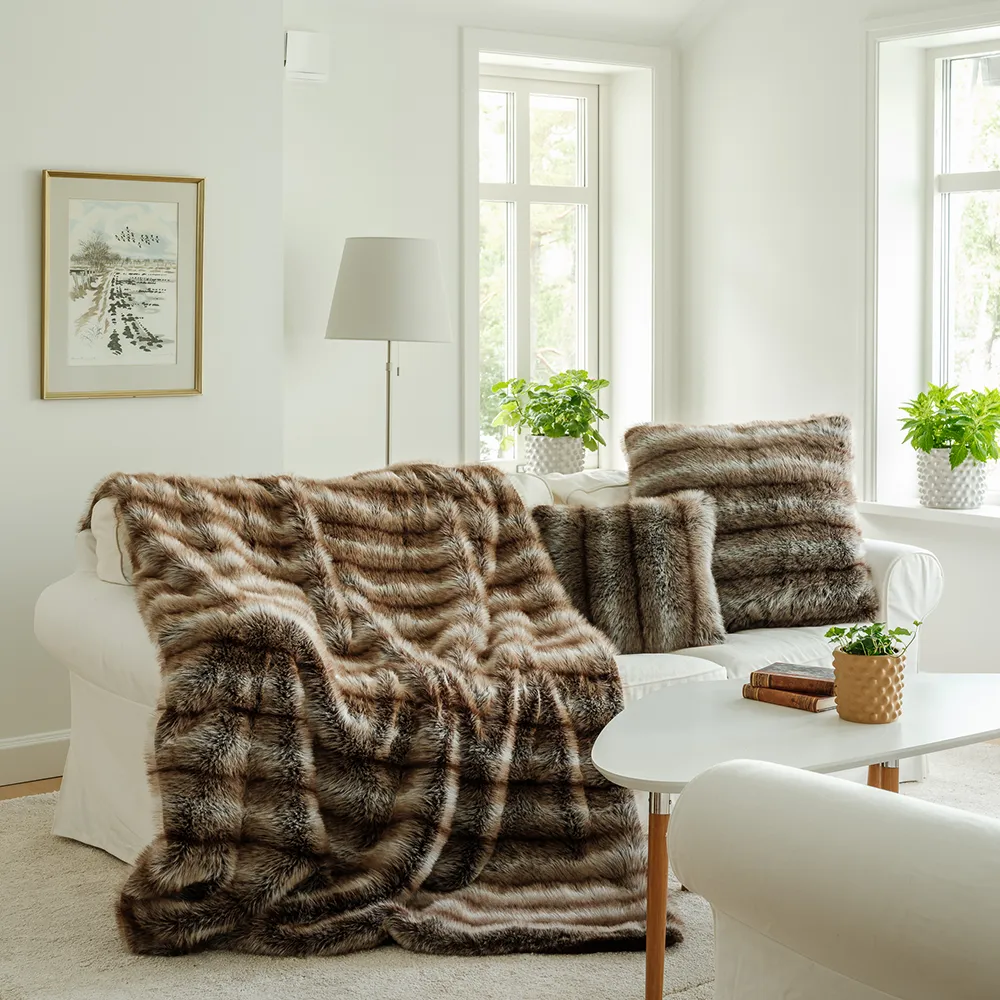 Hunter Pläd 140x220 cm Brown