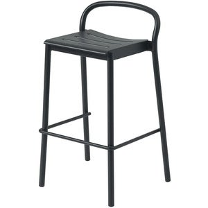 Linear Steel Barstol Anthracite Black 
