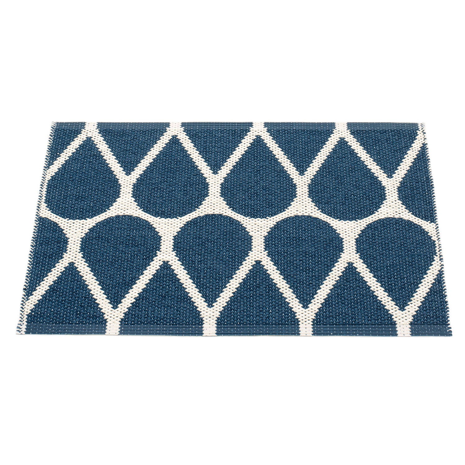 Otis matta 70x50 cm ocean blue / vanilla 