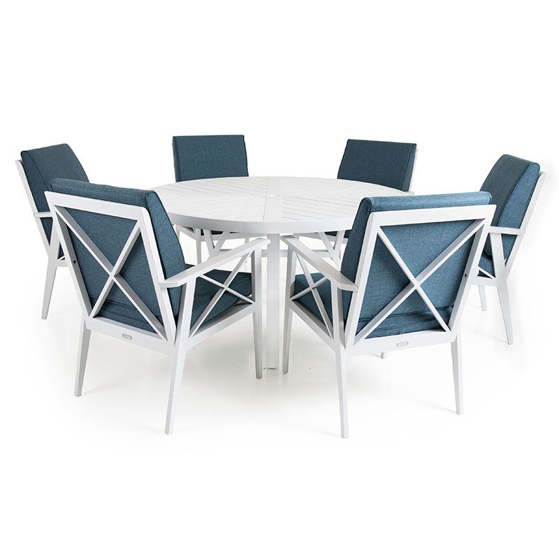 Sottenville karmstol vit 