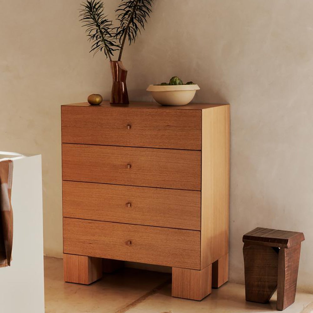 Kuben byrå 1x4 - Natural Oak Veneer