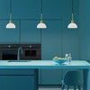 Vienda pendel mässing/glas E14 