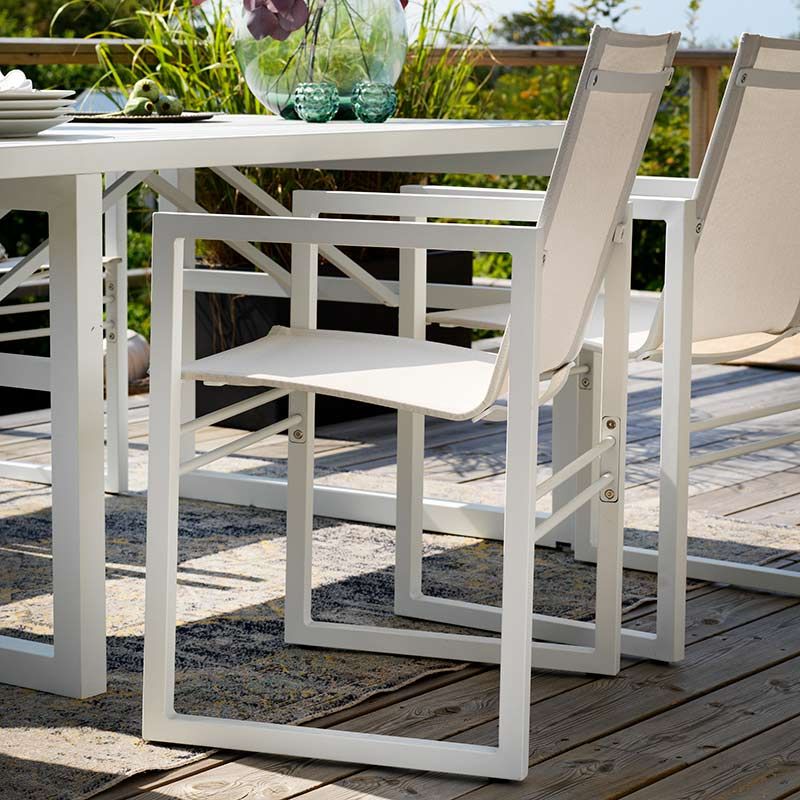 Vevi matbord 90x160 cm vit 