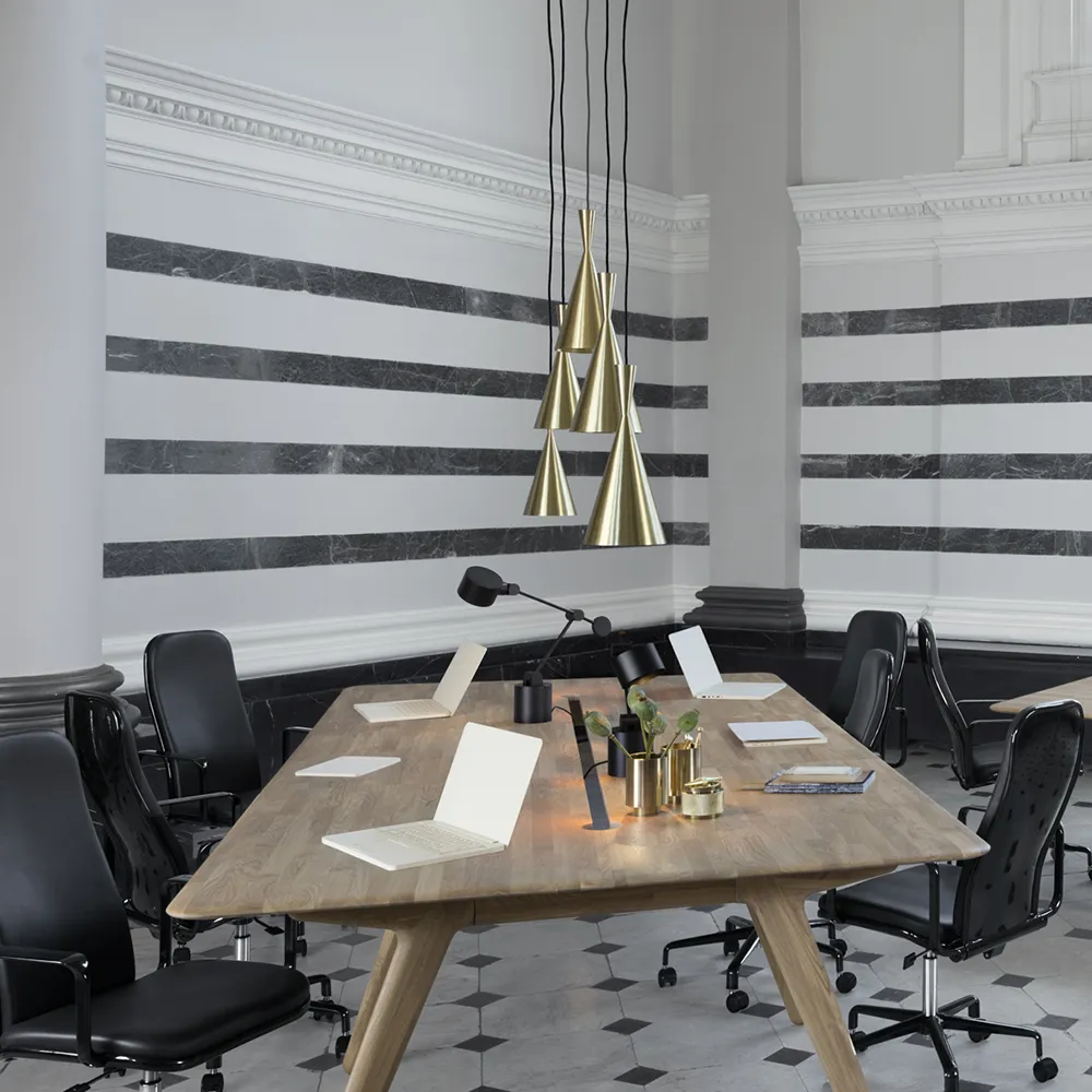 Beat Pendel Tall Brass LED