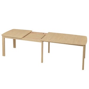 SM107 Matbord 101x160-316-368 cm lackad ek