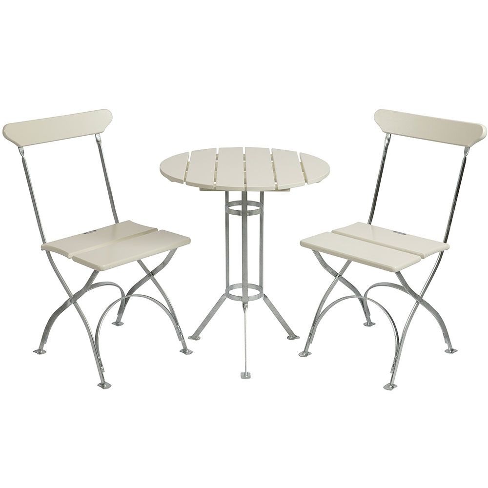 Bryggeri Trefotsbord Ø 60 Cm Vit Ek