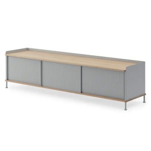 Enfold Sideboard 186 x 45 cm  - Oiled oak Grey