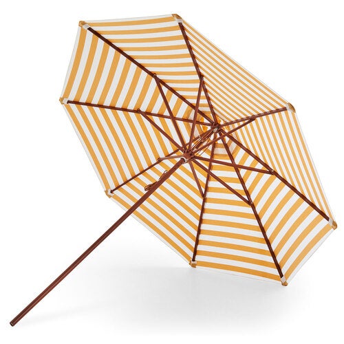 Messina Parasoll Ø270 Cm Golden Yellow Stripes 