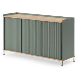Enfold Sideboard 148 x 45 cm  - Oiled oak Dusty Green