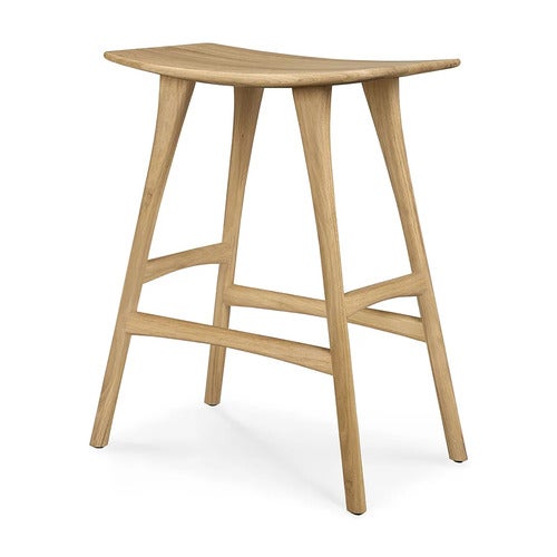 Osso Barpall Låg Ek