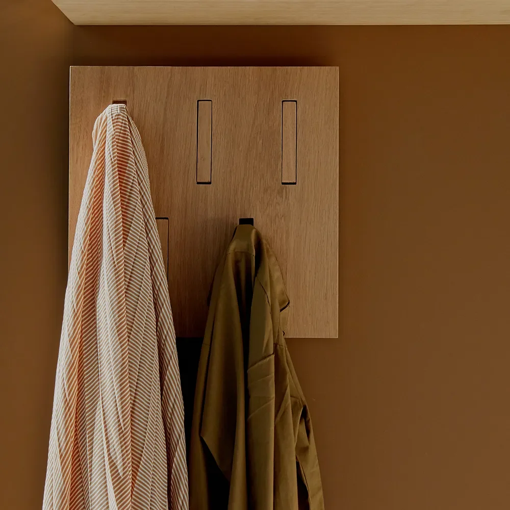 Utilitile Hängare vägg 40x40 cm Ek svart