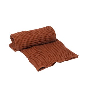 Badhandduk i Ekologisk Bomull Brown Clay
