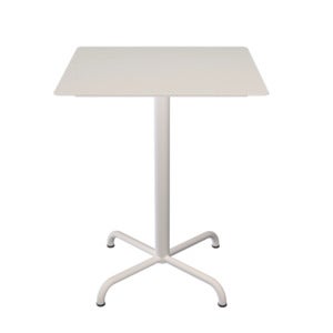 PICO Café bord 60x60 cm, bas 4 ben Muted white